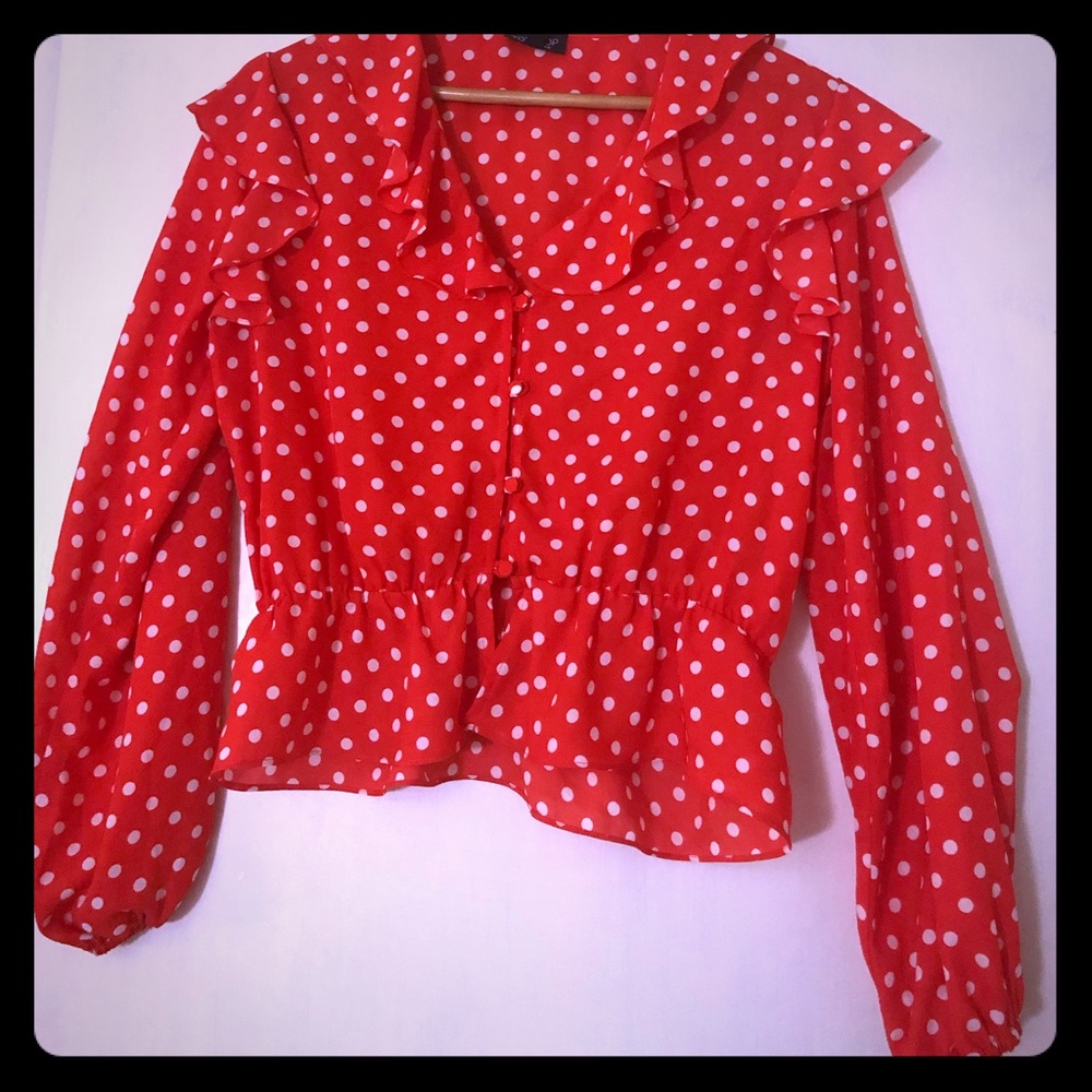 Polkadot blouse